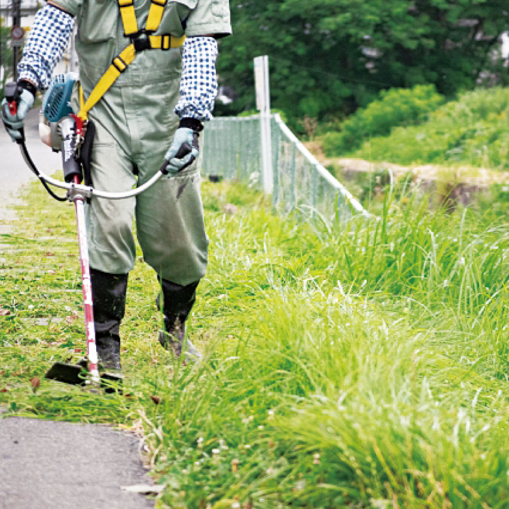 草刈り作業
